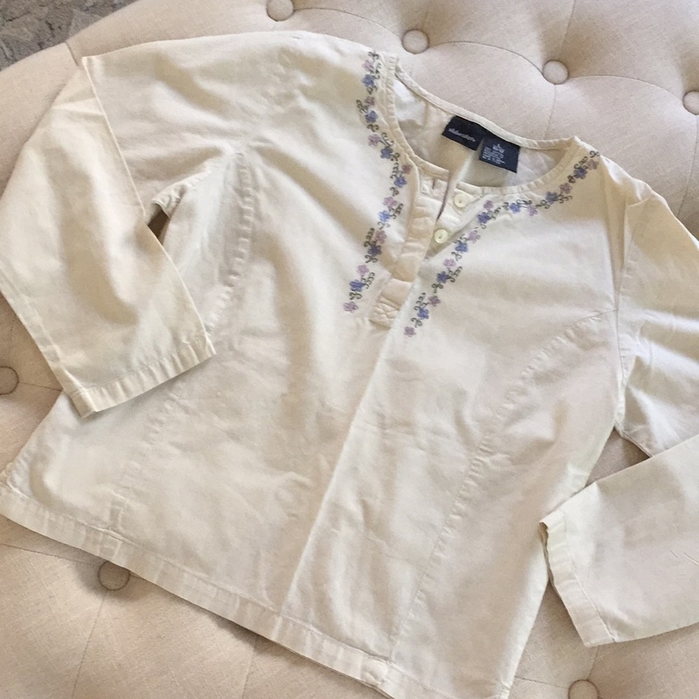 xhilaration Henley style cotton top